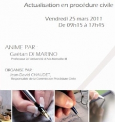 Actualité en procédure civile